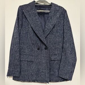 Escada Midnight Blue Blazer Size 42|L